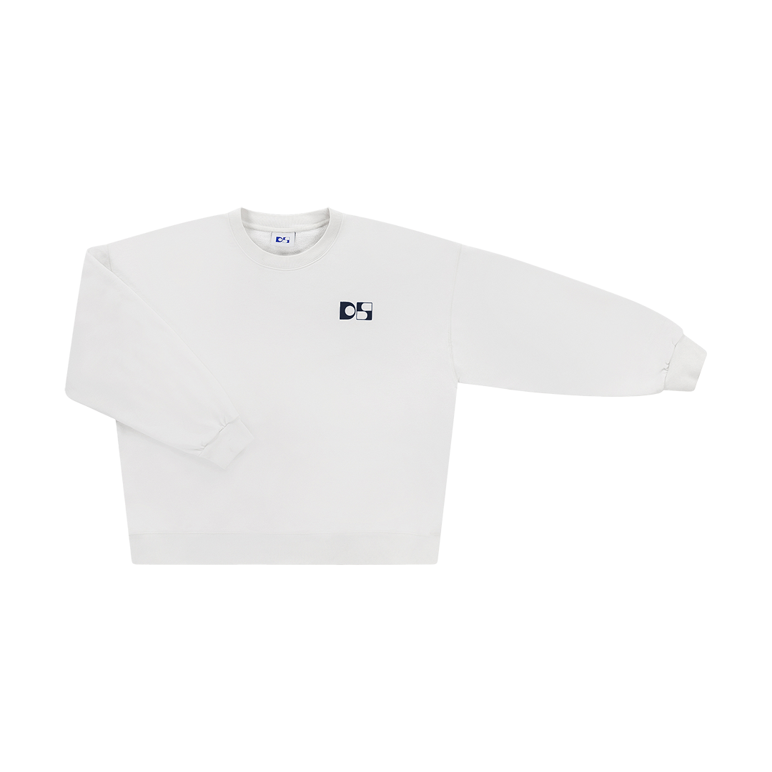 Heavy cotton oversized crewneck