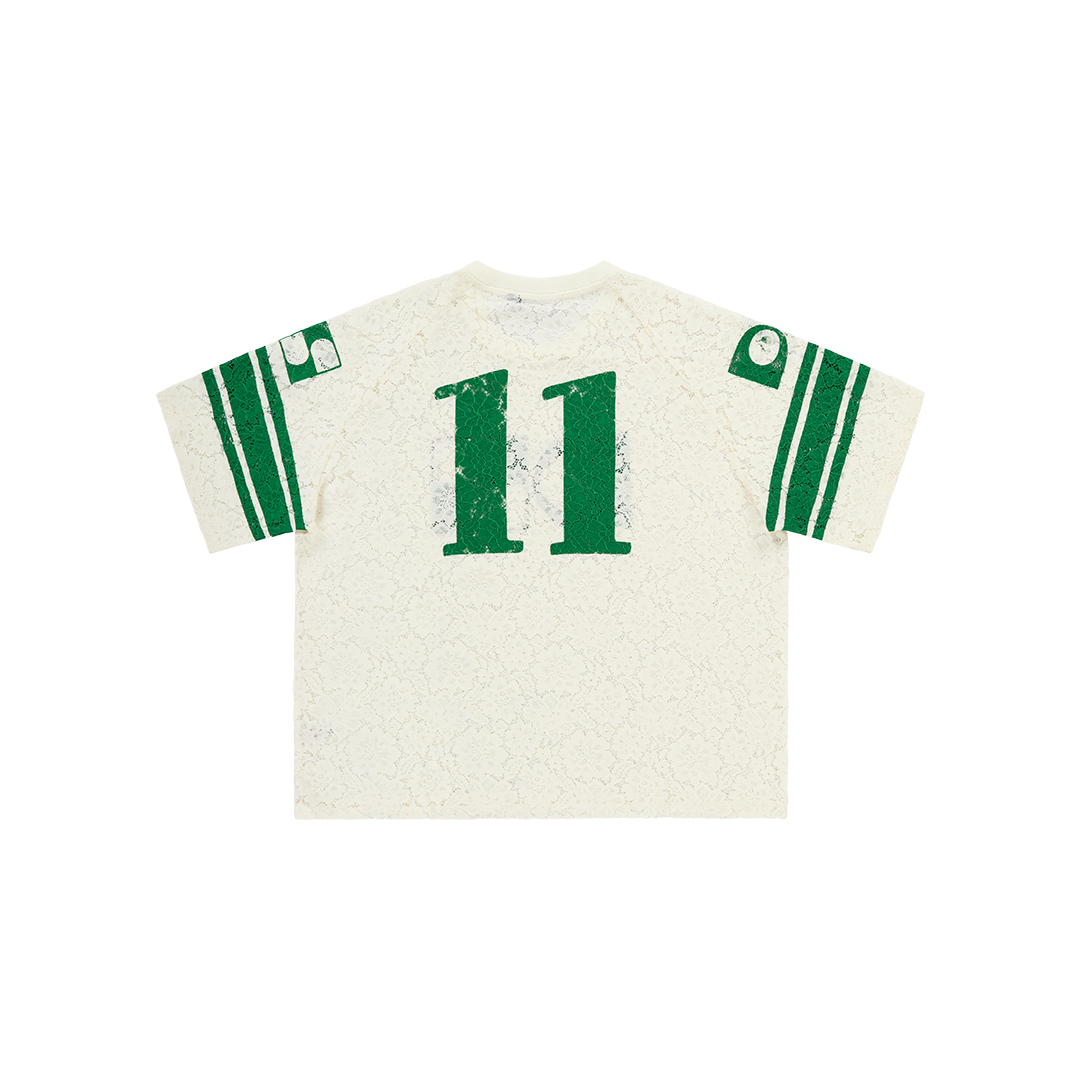 Lace football tee