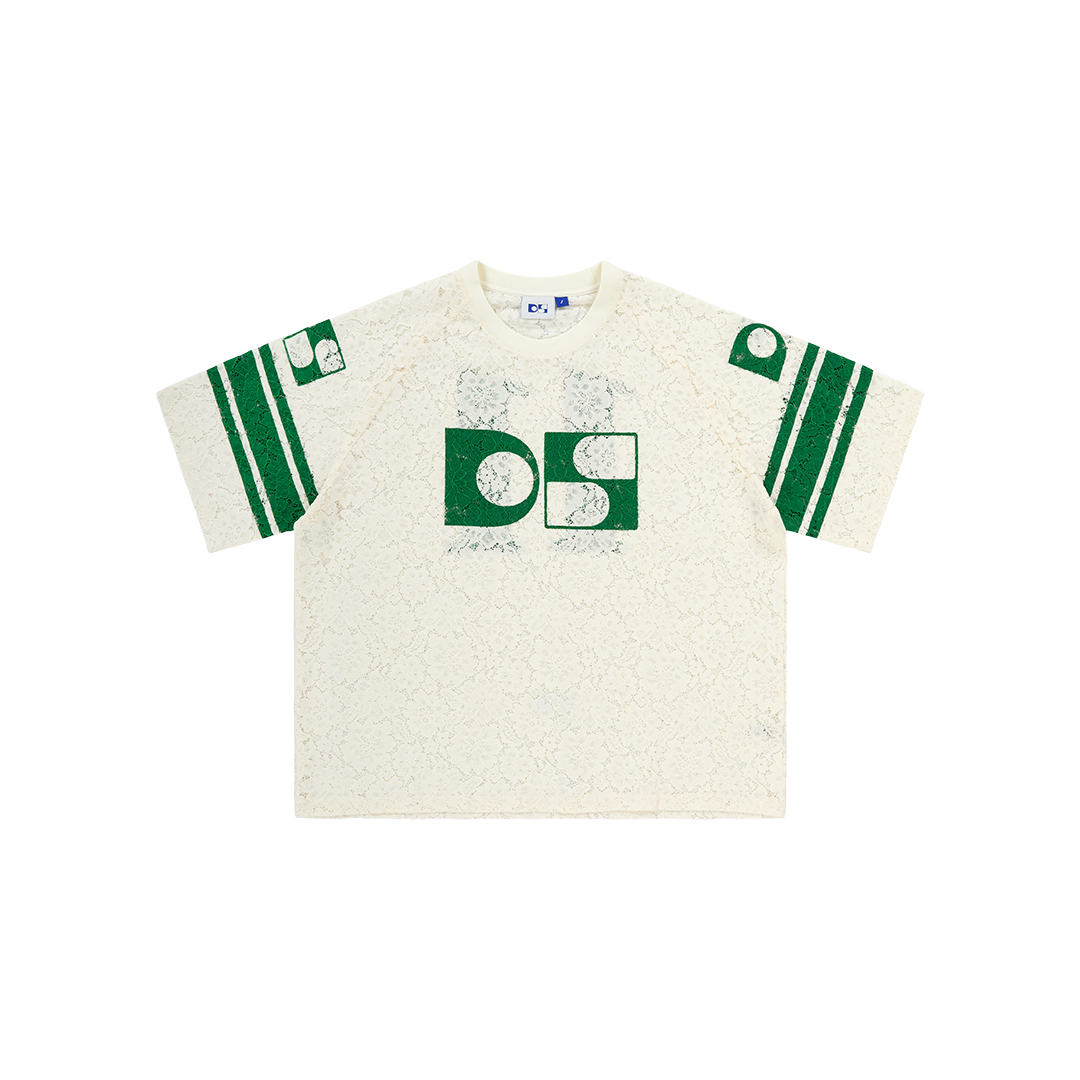 Lace football tee