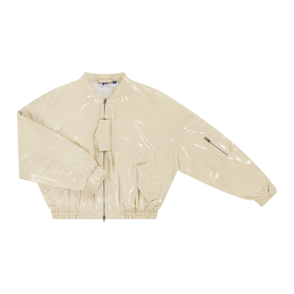 Cropped bomber jacket