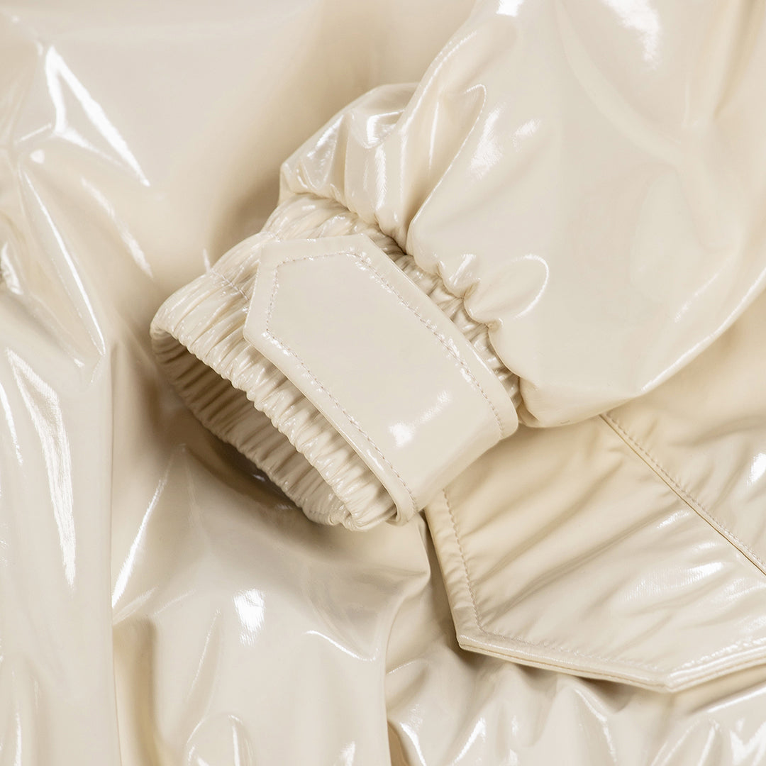 Cropped bomber jacket