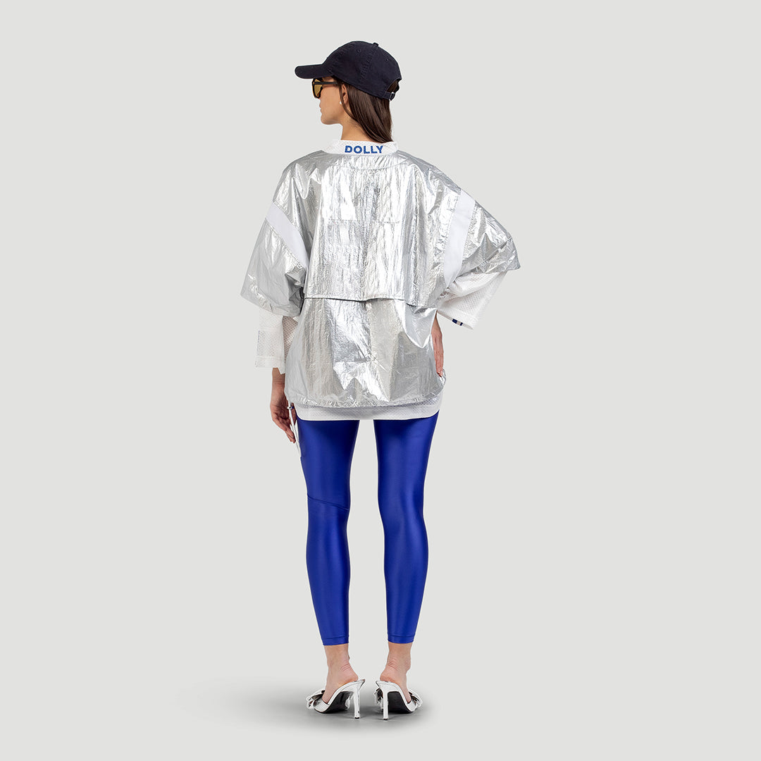 Metallic windbreaker