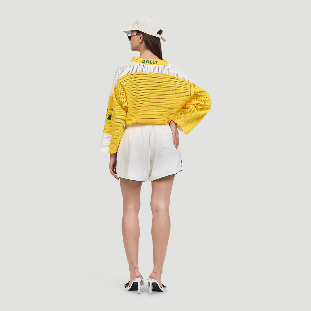 Cotton mesh Hockey Tee