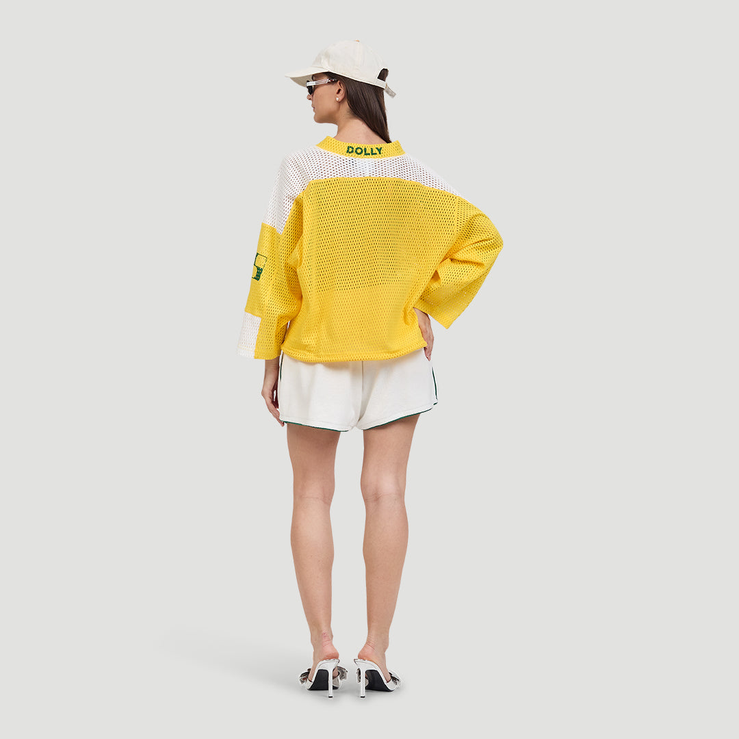 Cotton mesh Hockey Tee