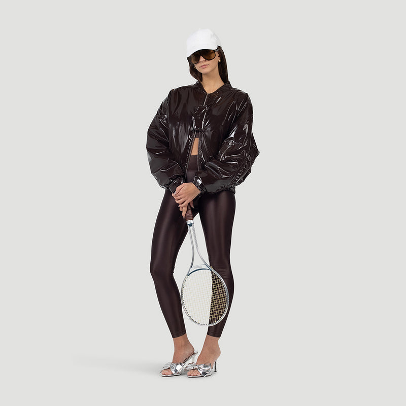 Cropped bomber jacket