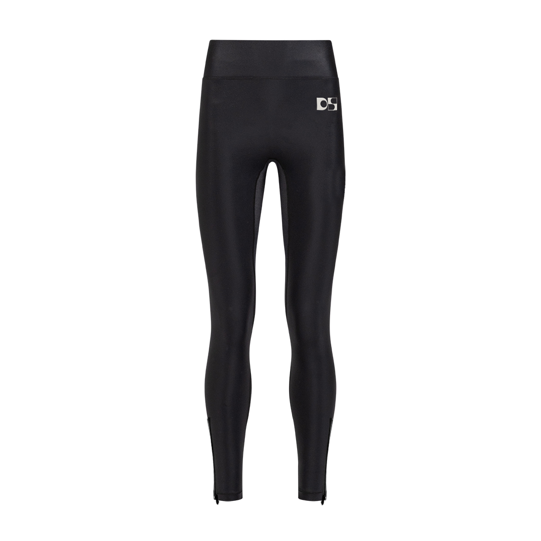 Activewear leggings with zipper