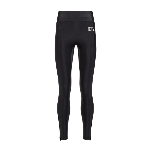 Active sportslegging with zipper