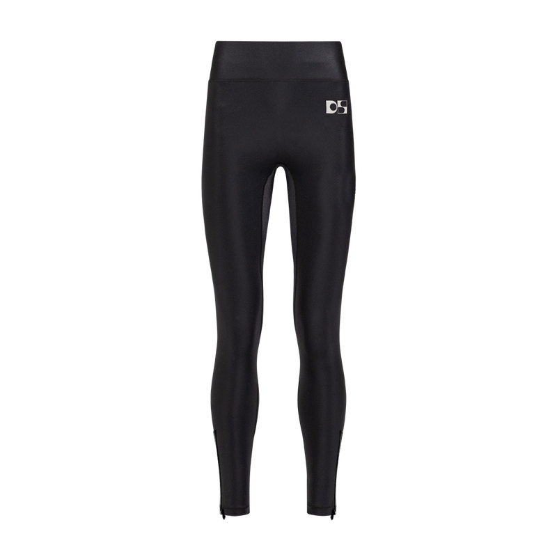 Active sportslegging with zipper