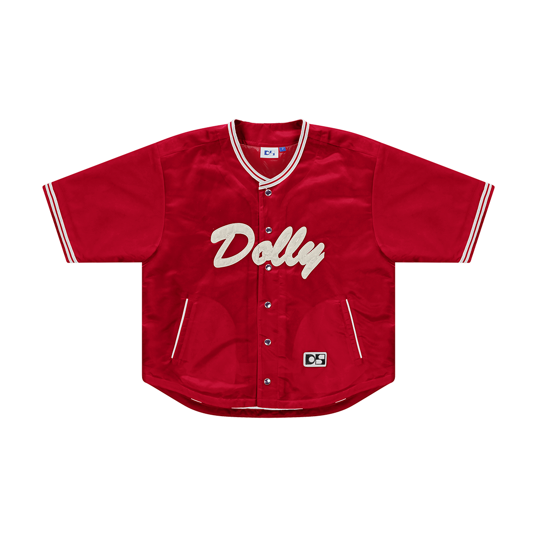 Dolly padded baseball jacket