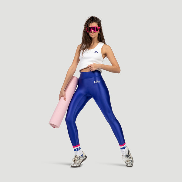 Active sportslegging with zipper