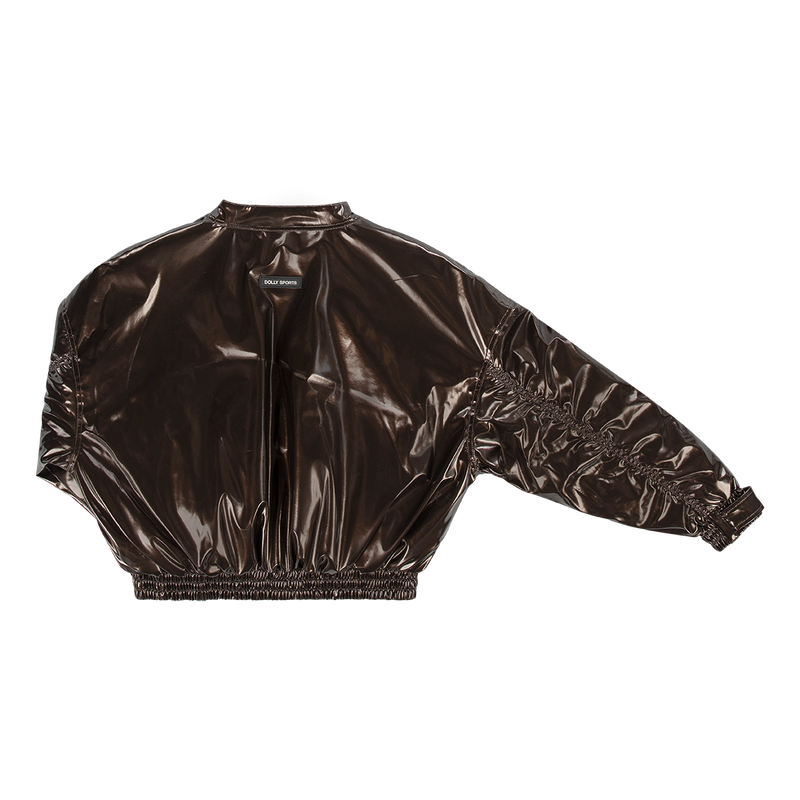 Cropped bomber jacket