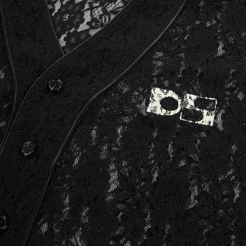 Lace baseball shirt