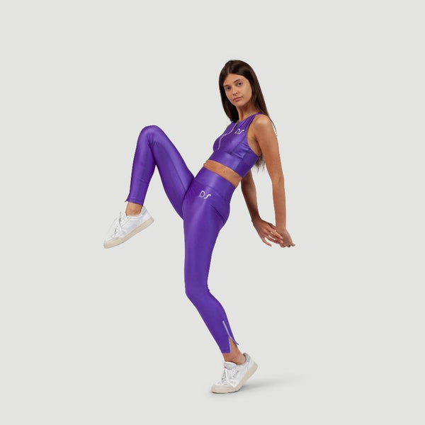 Active Sportslegging with side zipper
