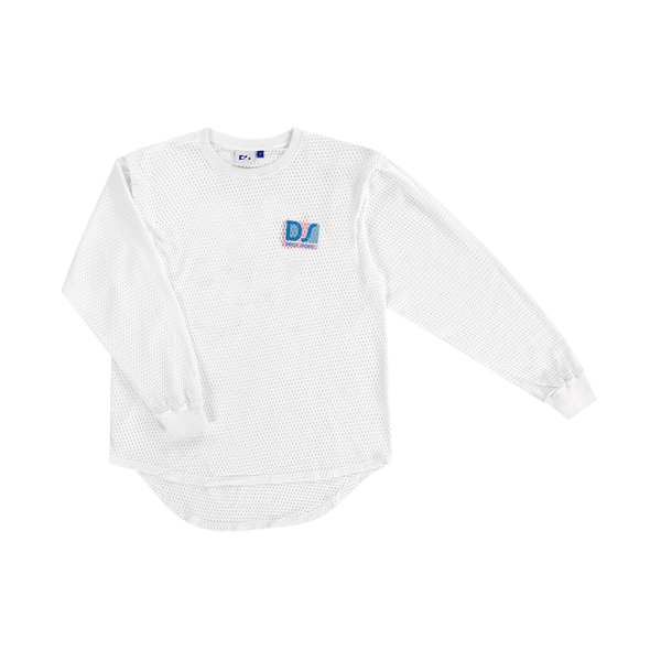 Cotton mesh longsleeve