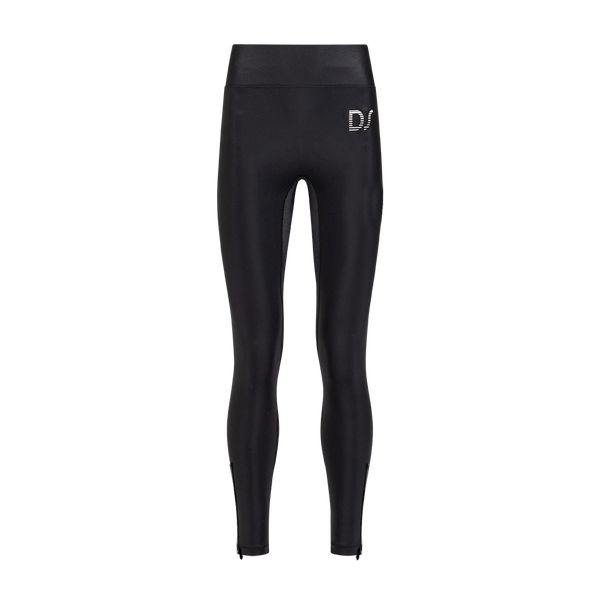 Active sportslegging with zipper